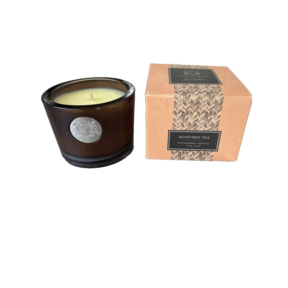 Aquiesse Portfolio Collection Mandarin Tea Candle, 5 Ounce New in Box